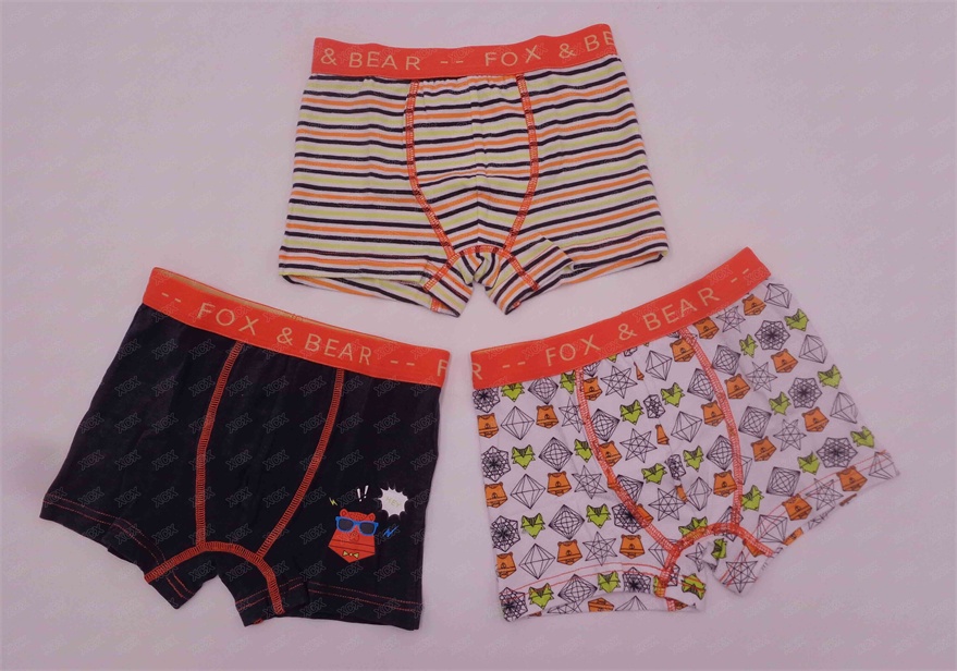 XCX17BUN0017  Boys trunk, Boys underwear, Boys boxer, cotton/ spandex