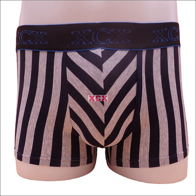 XCX17MUN0115   Men’s underwear boxer briefs, trunk, boxershorts, stripes,